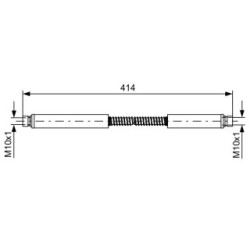 Brake Hose BOSCH 1987481646 OE Ref ANR1765