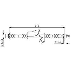 Brake Hose BOSCH 1987481656 OE Ref 90947W2022