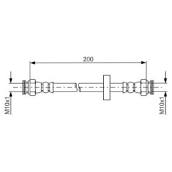 Brake Hose BOSCH 1987481670 OE Ref 5 62 399