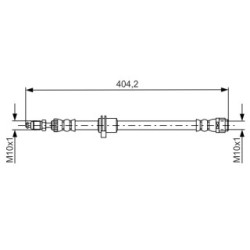 Brake Hose BOSCH 1987481679 OE Ref 34 30 6 863 167