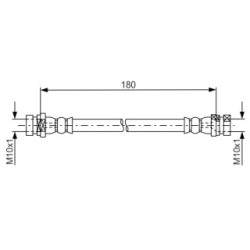 Brake Hose BOSCH 1987481681 OE Ref 46 21 011 38R