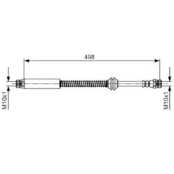 Brake Hose BOSCH 1987481711 OE Ref 2K0 611 775 D