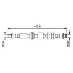 Brake Hose BOSCH 1987481732 OE Ref LR 008148
