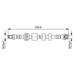 Brake Hose BOSCH 1987481741 OE Ref 31305080