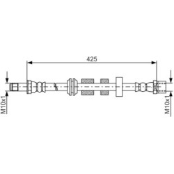 Flexible de frein BOSCH 1987481817 pour VOLVO V40 OE 31317910 BOSCH