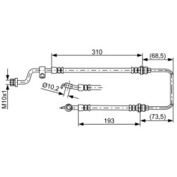 Brake Hose BOSCH 1987481859 OE Ref 58730 2F000