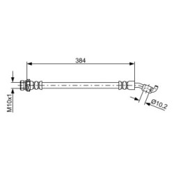 Brake Hose BOSCH 1987481884 OE Ref 58737 2S500