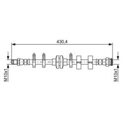 Brake Hose BOSCH 1987481900 OE Ref 7730632