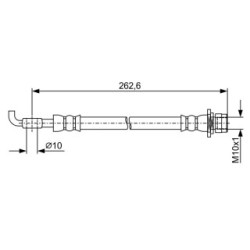 Brake Hose BOSCH 1987481936 OE Ref 90947W2038