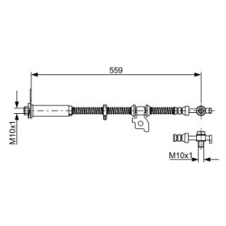 Brake Hose BOSCH 1987481940 OE Ref ANR4703