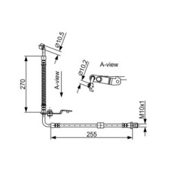 Flexible de frein BOSCH 1987481954 pour MAZDA 6 OE GS1D-43-990 BOSCH