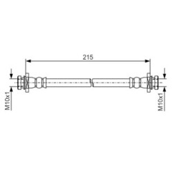 Brake Hose BOSCH 1987481983 OE Ref 96 682 952