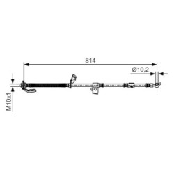 Brake Hose BOSCH 1987481988 OE Ref 58731 3K100
