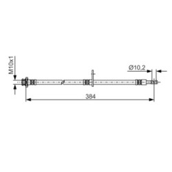 Brake Hose BOSCH 1987481A54 OE Ref 51550-71LA0