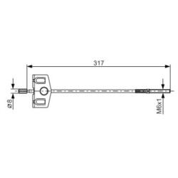 Handbrake Cable BOSCH 1987482342 OE Ref 36402JG00A