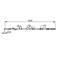 Handbrake Cable BOSCH 1987482577 OE Ref 47560-S5S-E13