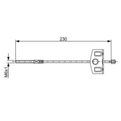 Handbrake Cable BOSCH 1987482629 OE Ref 364021KA0A