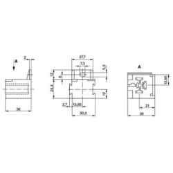Support de relais BOSCH 3334485008 OE 0002452357 BOSCH