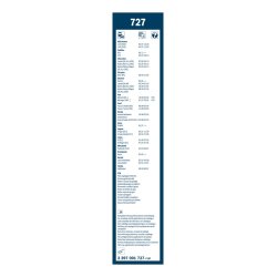 Essuie-glace BOSCH 3397001727 pour ACURA, ALFA ROMEO, CADILLAC et plus encore... BOSCH