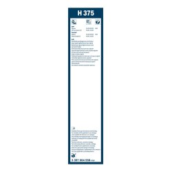 Rear Wiper Blade BOSCH 3 397 004 558 OE Ref 6272288