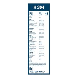 Rear Wiper Blade BOSCH 3 397 004 990 OE Ref 1462914 BOSCH