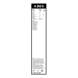 Essuie-glace BOSCH 3397007292 pour BYD, CHRYSLER, FIAT, FORD et plus encore... BOSCH
