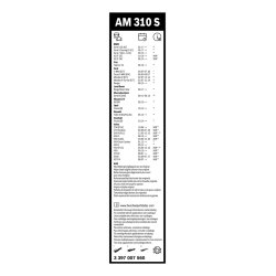 Essuie-glace BOSCH 3397007560 pour ALPINA, BMW, FIAT, FORD, JAGUAR et plus encore... BOSCH