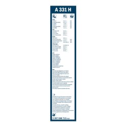 Rear Wiper Blade BOSCH 3 397 008 713 OE Ref 6F0955427