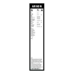 Wiper Blade BOSCH 3 397 008 843 OE Ref 0018202945