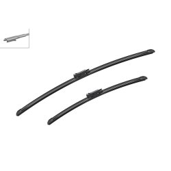 Essuie-glace BOSCH 3397014939 pour BMW Série 5 et 7, référence d'origine 61615A43610 BOSCH