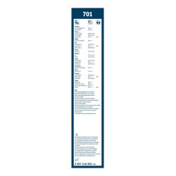 Essuie-glace BOSCH 3397118202 pour CHRYSLER, CITROEN, DODGE, FIAT et plus encore... BOSCH