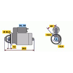 Démarreur BOSCH 9000331428