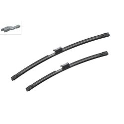 AEROTWIN J.E.T FLAT BLADE SET 600 500 (Flat Wiper Blades) BOSCH A009J