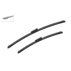 AEROTWIN FLAT BLADE SET 600 475 (Flat Wiper Blades) BOSCH A606S
