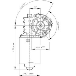 Moteur d'essuie-glace BOSCH F006B20095 BOSCH