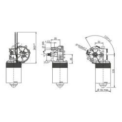 Moteur électrique BOSCH F006B20182 BOSCH