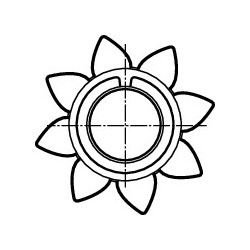 Moteur électrique de lève-vitre BOSCH F006B40703 pour CHEVROLET OE 94765485 BOSCH