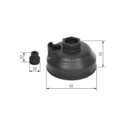 Filtre à urée BOSCH F00BH40025 pour DAF, HEULIEZ, IRISBUS, IVECO, MAN &plus. BOSCH