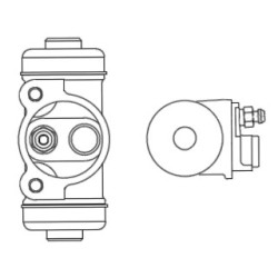 Cylindre de frein de roue BOSCH F026002349 pour KIA SPORTAGE OE 0K01126610 BOSCH