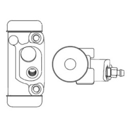 Wheel Brake Cylinder BOSCH F026002350 OE Ref 0K045 26610