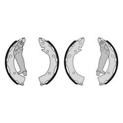 Hand Brake Shoe Set BOSCH F026008023 OE Ref 58350 0PA00