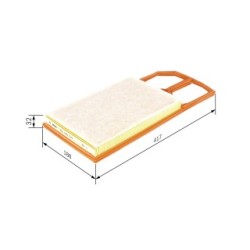 Filtre à air BOSCH F026400019 pour SEAT, VW OE 6K0129620C BOSCH