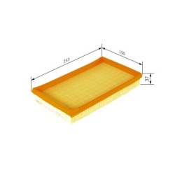 Filtre à air BOSCH F026400045 pour SUBARU, SUZUKI JUSTY, IGNIS, WAGON BOSCH