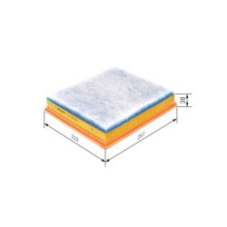 Filtre à air BOSCH F026400096 pour FORD KA, STREET OE XS5X9601DA BOSCH