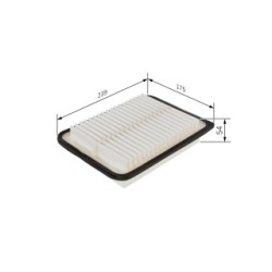 Filtre à air BOSCH F026400114 pour LEXUS, TOYOTA OE 88975792 BOSCH