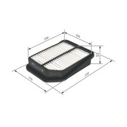 Filtre à air BOSCH F026400125 pour SUZUKI GRAND OE 1378065J00000 BOSCH