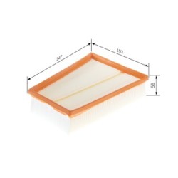 Air Filter BOSCH F026400138 OE Ref 16 54 650 86R