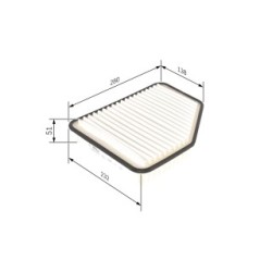 Air Filter BOSCH F026400162 OE Ref 17801 50060