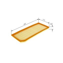 Filtre à air BOSCH F026400178 pour AUDI, SEAT, VW OE 06F133843B BOSCH