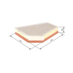 Filtre à air BOSCH F026400255 pour VOLVO OE 30741485 BOSCH